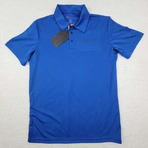 Beretta Tech Polo Shirt Mens Small S Blue Short Sleeve New w/ Stain